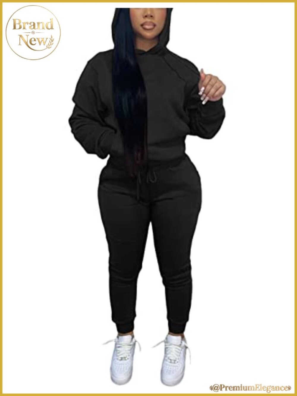 2 Piece Sweatsuit Set Hoodie Jogger Pants Lounge Matching Set